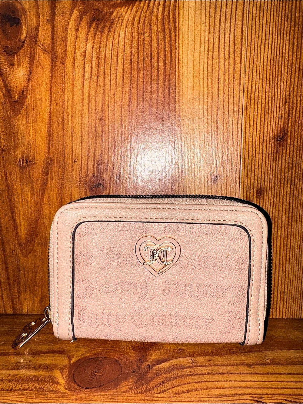 Juicy Couture Zip-Around Wallet in Pink